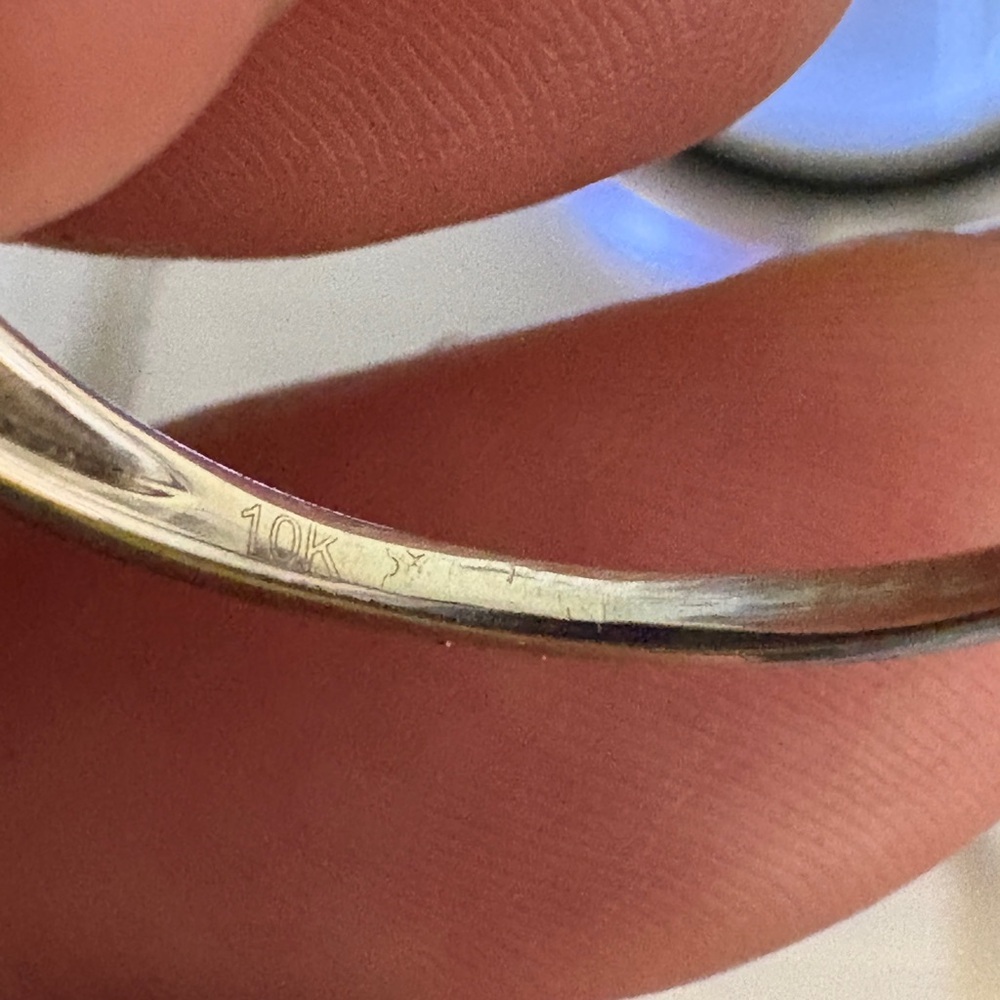 SOLD! 1ct TW Diamond 10K White Gold Dbl Sq Halo Twisted Shank Scroll Bskt Zales - Picture 4 of 14